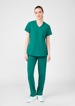 Beyond Happy 1-Pocket V-Neck Top