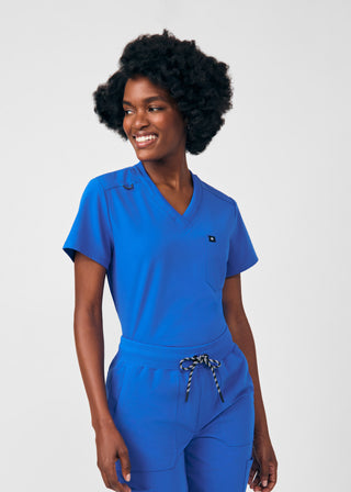 Royal Beyond Happy 1-Pocket V-Neck Top Scrubs