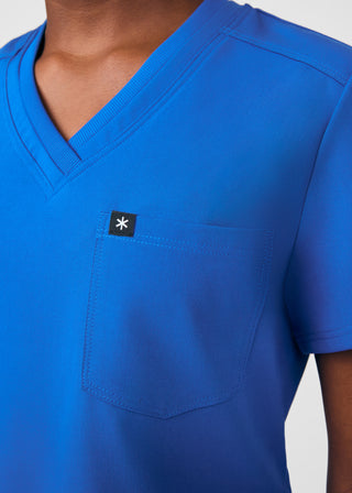 Royal Beyond Happy 1-Pocket V-Neck Top Scrubs
