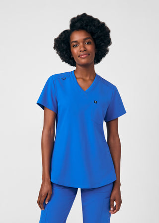 Royal Beyond Happy 1-Pocket V-Neck Top Scrubs