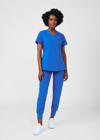 Royal Beyond Happy 1-Pocket V-Neck Top Scrubs