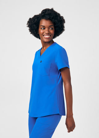 Royal Beyond Happy 1-Pocket V-Neck Top Scrubs