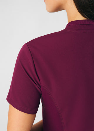 Wine Beyond Happy 1-Pocket V-Neck Top Scrubs