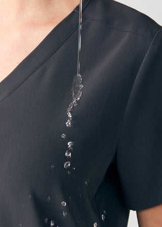 Pewter Beyond Indulgence 3-Pocket V-Neck Top Scrubs