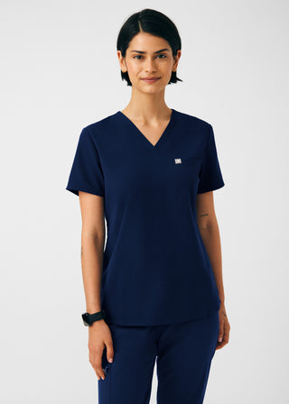 Navy Beyond Indulgence 2-Pocket V-Neck Top Scrubs