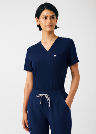 Navy Beyond Indulgence 2-Pocket V-Neck Top Scrubs