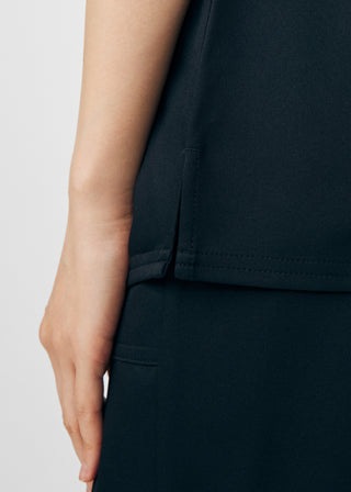 Black Beyond Core 3-Pocket V-Neck Top Scrubs