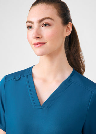 Caribbean Beyond Core 3-Pocket V-Neck Top Scrubs