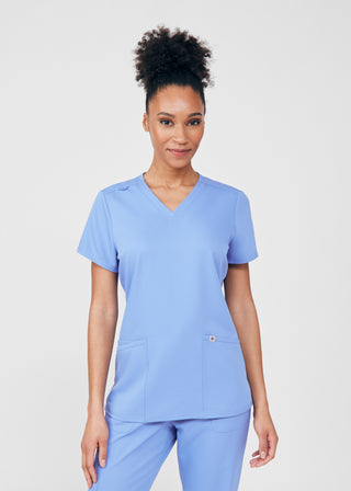 Ceil Beyond Core 3-Pocket V-Neck Top Scrubs