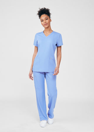 Ceil Beyond Core 3-Pocket V-Neck Top Scrubs