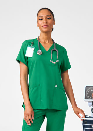 Lush Meadow Beyond Core 3-Pocket V-Neck Top Scrubs