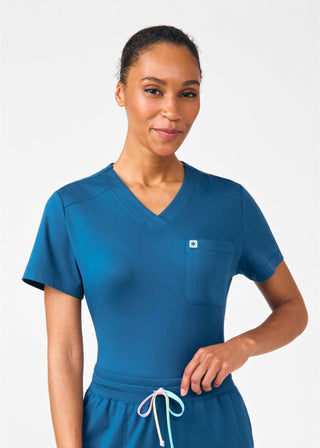 Beyond Cozy 2-Pocket V-Neck Top