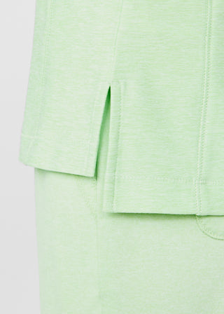 Heather Misty Green Beyond Cozy 2-Pocket V-Neck Top Scrubs