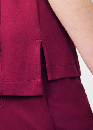 Wine Beyond Cozy 2-Pocket V-Neck Top Scrubs