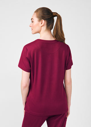 Wine Beyond Cozy 2-Pocket V-Neck Top Scrubs