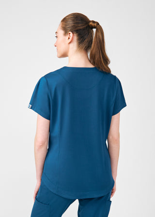 Caribbean Beyond Cozy 3-Pocket V-Neck Top Scrubs