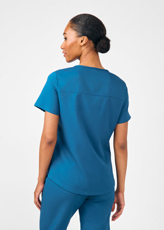 Caribbean Beyond Core 2-Pocket V-Neck Top Scrubs