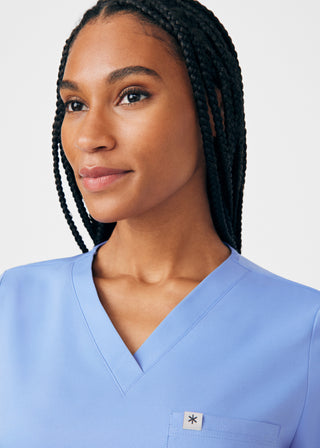 Ceil Beyond Core 2-Pocket V-Neck Top Scrubs