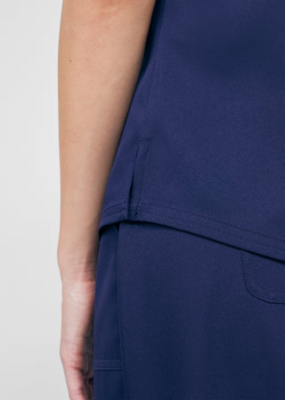 Navy Beyond Core 2-Pocket V-Neck Top Scrubs