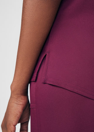 Wine Beyond Core 2-Pocket V-Neck Top Scrubs