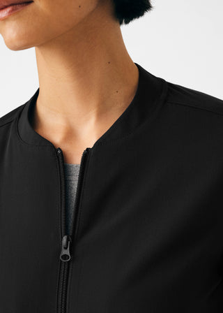 Black Beyond Indulgence 4-Pocket Jacket Scrubs