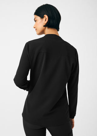 Black Beyond Indulgence 4-Pocket Jacket Scrubs