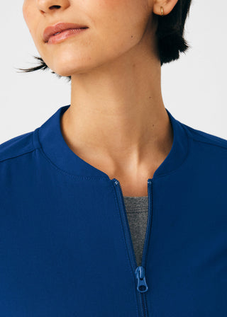Navy Beyond Indulgence 4-Pocket Jacket Scrubs