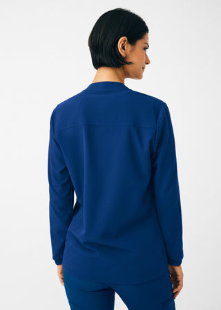 Navy Beyond Indulgence 4-Pocket Jacket Scrubs