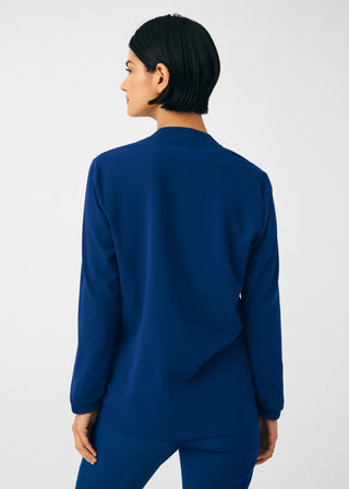 Navy Beyond Indulgence 4-Pocket Jacket Scrubs