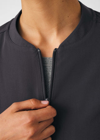 Pewter Beyond Indulgence 4-Pocket Jacket Scrubs