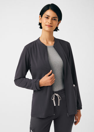 Pewter Beyond Indulgence 4-Pocket Jacket Scrubs