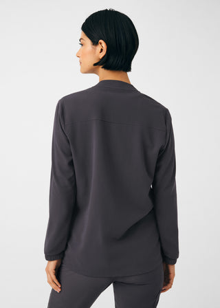 Pewter Beyond Indulgence 4-Pocket Jacket Scrubs