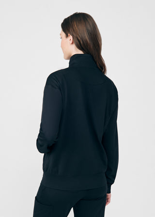 Black Beyond Cozy 2-Pocket Jacket Scrubs