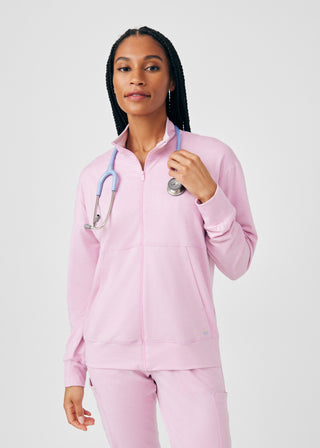 Heather Everbloom Beyond Cozy 2-Pocket Jacket Scrubs