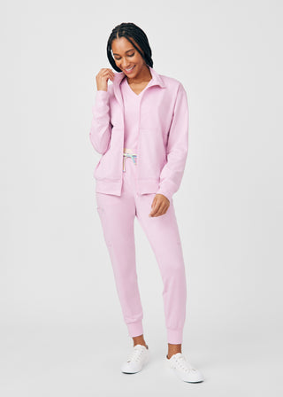 Heather Everbloom Beyond Cozy 2-Pocket Jacket Scrubs