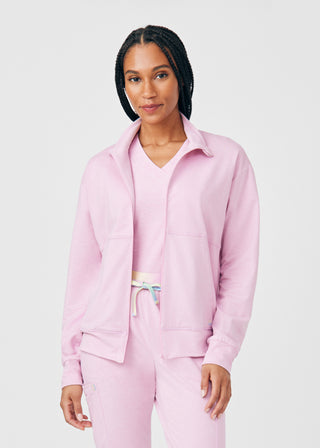 Heather Everbloom Beyond Cozy 2-Pocket Jacket Scrubs