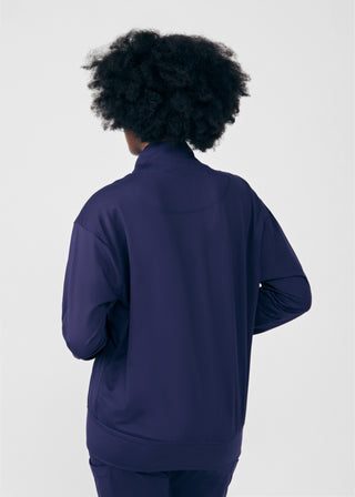 Navy Beyond Cozy 2-Pocket Jacket Scrubs