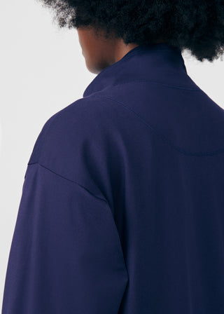 Navy Beyond Cozy 2-Pocket Jacket Scrubs