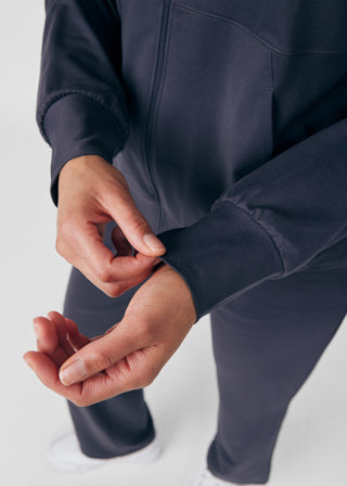 Pewter Beyond Cozy 2-Pocket Jacket Scrubs