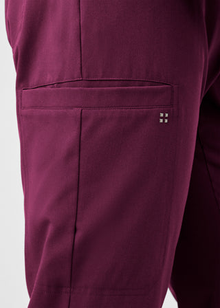 Wine CRFT Cargo Pants Scrubs