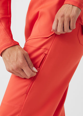 Coral Sunset VIBE Cargo Pants Scrubs