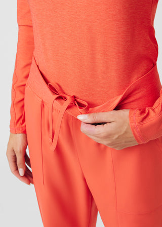 Coral Sunset VIBE Cargo Pants Scrubs