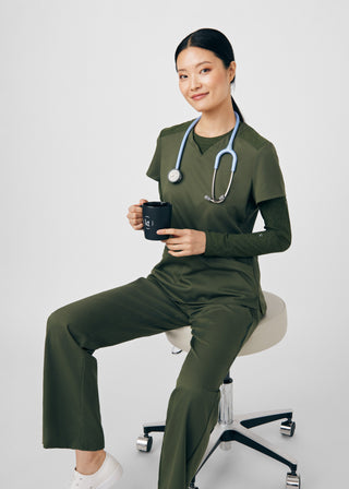 Olive VIBE Cargo Pants Scrubs
