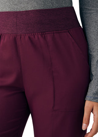 Wine VIBE Cargo Pants Scrubs