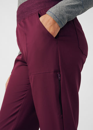 Wine VIBE Cargo Pants Scrubs