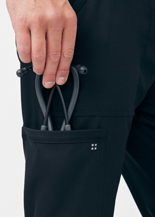 Black VIBE Jogger Pants Scrubs