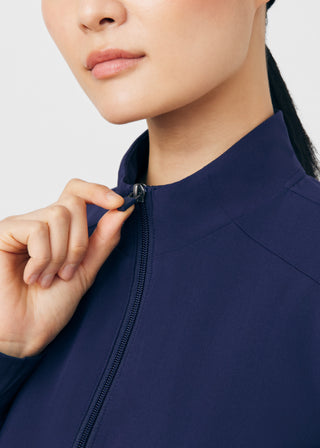 Navy CRFT 2-Pocket Jacket Scrubs