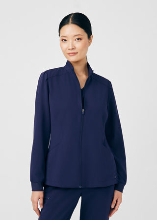 Navy CRFT 2-Pocket Jacket Scrubs