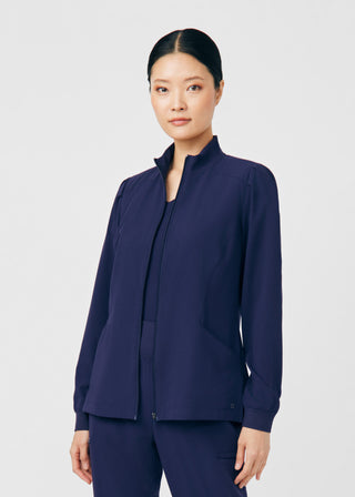 Navy CRFT 2-Pocket Jacket Scrubs