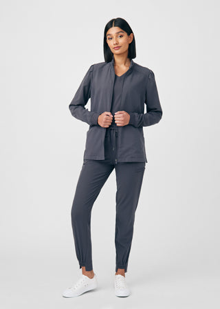 Pewter CRFT 2-Pocket Jacket Scrubs